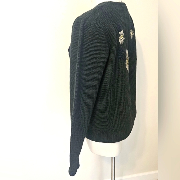 Petressa Pure New Wool Embroidered Size 40 Vintage - Picture 6 of 10